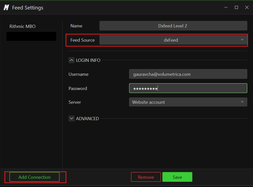 How to Add a New Connection
