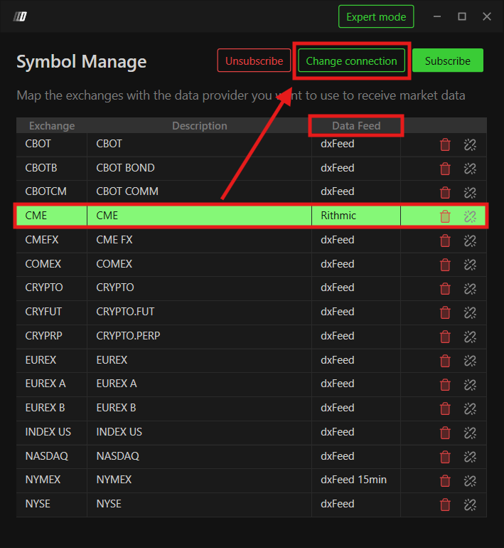 How to Connect Apex Trader Funding Rithmic Account to DeepChart
