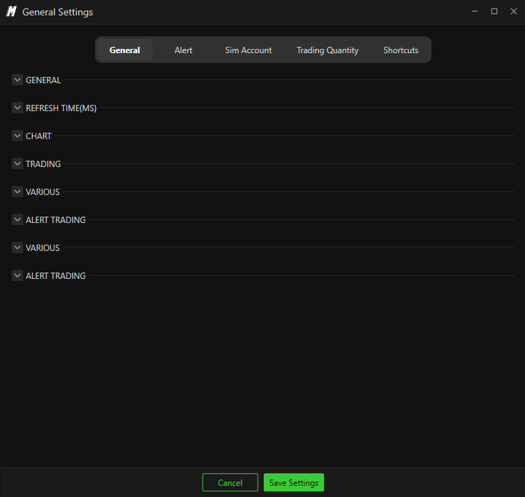 General Settings